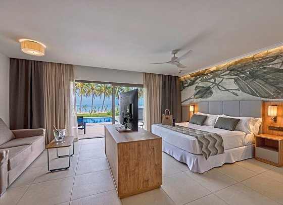 RIU Palace Mauritius - Wohnbeispiel Swim Up Suite Elite (Zimmercodierungen WBQ & WHQ)