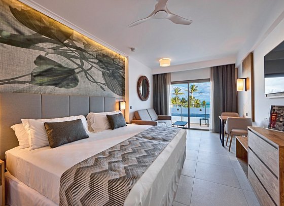 RIU Palace Mauritius - Wohnbeispiel Junior Suite Lateral Sea View (Zimmercodierungen JBN & JHN)