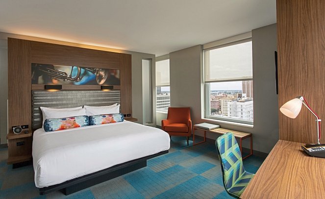 Aloft New Orleans Downtown - Wohnbeispiel King (Zimmercodierung UG2)