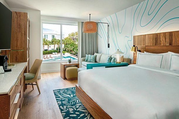 Faro Blanco Resort & Yacht Club - Wohnbeispiel Standard Room - 1 King Bed (Zimmercodierung US2)