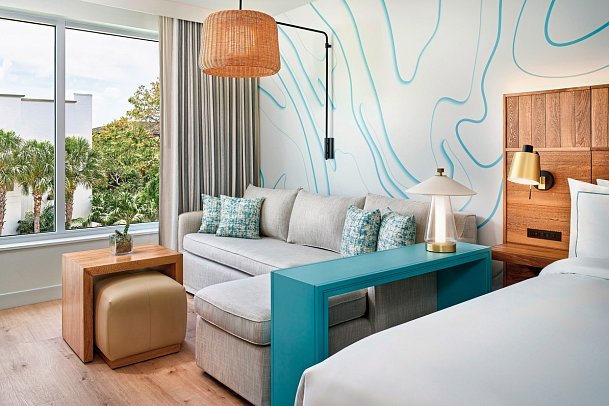 Faro Blanco Resort & Yacht Club - Wohnbeispiel Standard Room - 1 King Bed (Zimmercodierung US2)