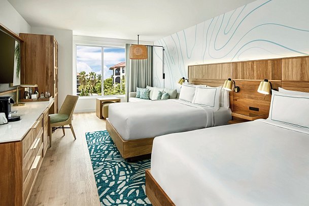 Faro Blanco Resort & Yacht Club - Wohnbeispiel Standard Room - 2 Queen Beds (Zimmercodierung US4)