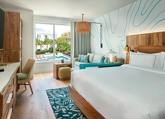 Faro Blanco Resort & Yacht Club - Wohnbeispiel Standard Room - 1 King Bed (Zimmercodierung US2)