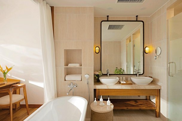 Ana Mandara Cam Ranh - Wohnbeispiel Bad 1BR Suite (Zimmercodierungen WBM & WBG)