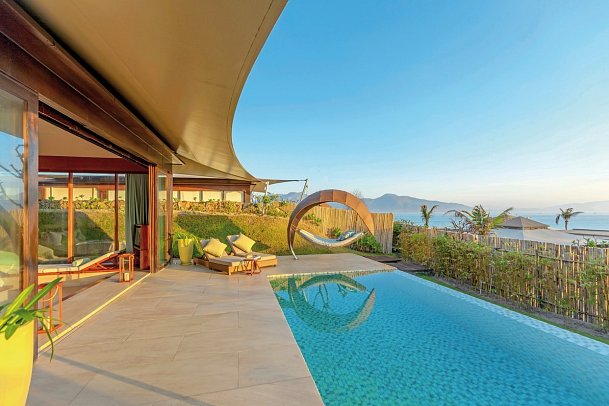 Fusion Resort Cam Ranh - Wohnbeispiel Ocean View Pool Villa (Zimmercodierung VB5)