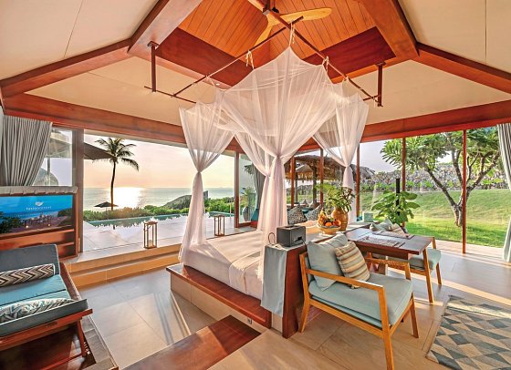 Fusion Resort Cam Ranh - Wohnbeispiel Beachfront Pool Villa (Zimmercodierung VBO)