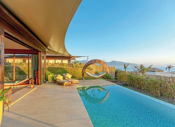 Fusion Resort Cam Ranh - Wohnbeispiel Ocean View Pool Villa (Zimmercodierung VB5)
