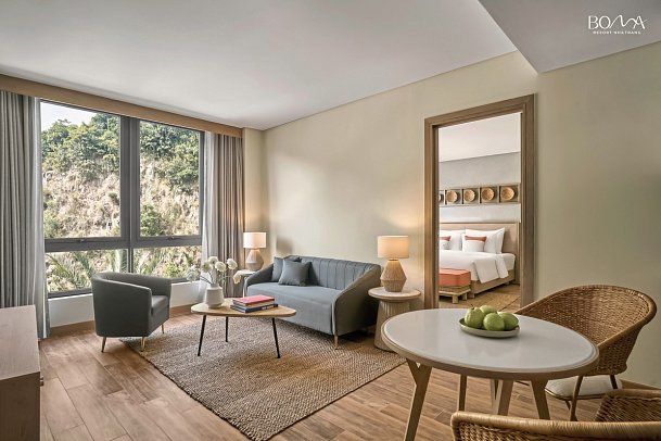 Boma Resort Nha Trang - Wohnbeispiel Rock Suite (Zimmercodierung WB1)