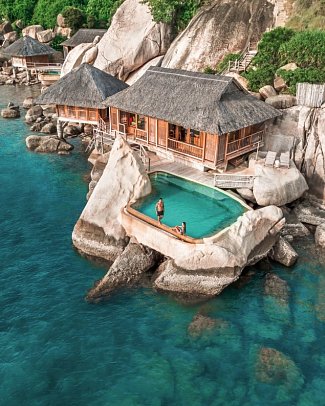 Six Senses Ninh Van Bay - Wohnbeispiel Water Pool Villa (Zimmercodierung VB5)
