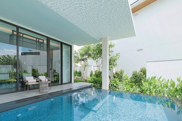 Villa Le Corail Gran Meliá - Wohnbeispiel Lagoon Villa 1 Bedroom (Zimmercodierung VBR)