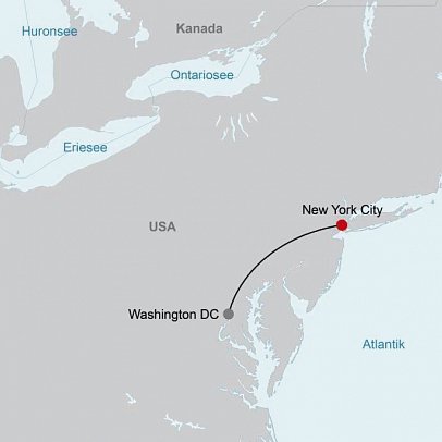 Best of New York City mit Washington DC