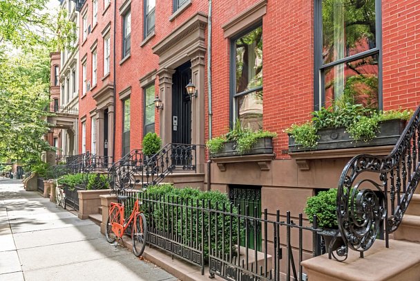 Best of New York City mit Washington DC - Brownstone-Häuser, Brooklyn