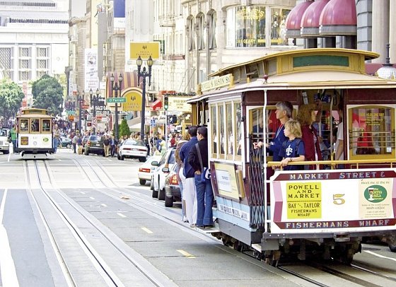 USA von Küste zu Küste (New York - San Francisco) - Cable Car