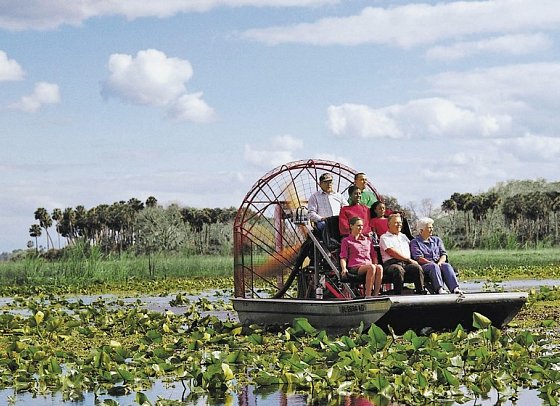 Manhattan Express & Florida Sunshine State - Propellerboot im Everglades Safari Park