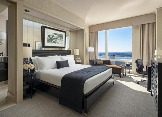 Mandarin Oriental New York - Wohnbeispiel Hudson River View King or Twin (Zimmercodierung UG1)