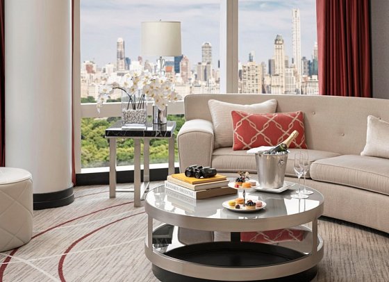 Mandarin Oriental New York - Wohnbeispiel Central Park View Suite (Zimmercodierung WB2)