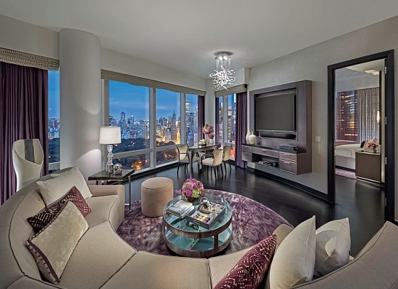 Mandarin Oriental New York - Wohnbeispiel Suite (Zimmercodierung WB1)
