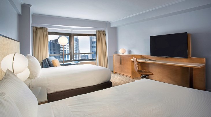 New York Hilton Midtown - Wohnbeispiel Urban Double/Double, City Double/Double, Skyline Double/Double (Zimmercodierungen UG3, UD3 & XD3)