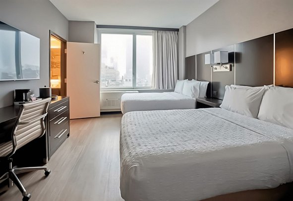 Hampton Inn Times Square South - Wohnbeispiel Standard Double/Double (Zimmercodierung UG3)