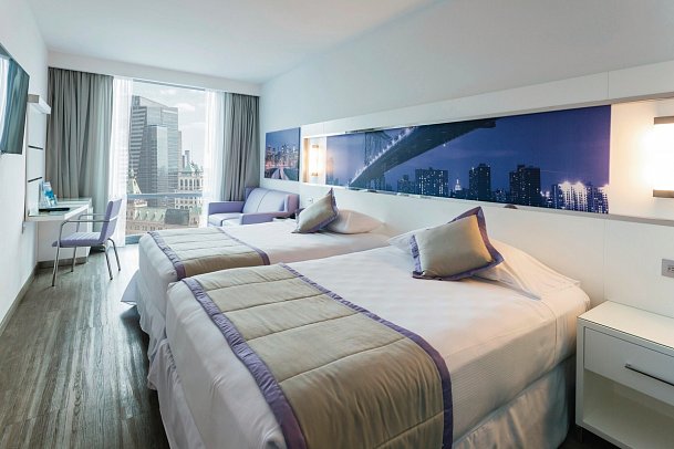 RIU Plaza New York Times Square - Wohnbeispiel Deluxe Family Two Full beds (Zimmercodierung FD4)