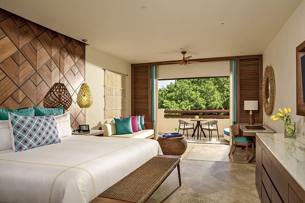 Secrets Maroma Beach Riviera Cancun - Wohnbeispiel Juniorsuite Tropicalview (Zimmercodierung JBG)