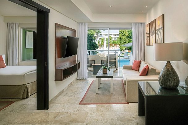 Paradisus Playa del Carmen - Wohnbeispiel Suite Nikté Swim Up (Zimmercodierung ABQ)