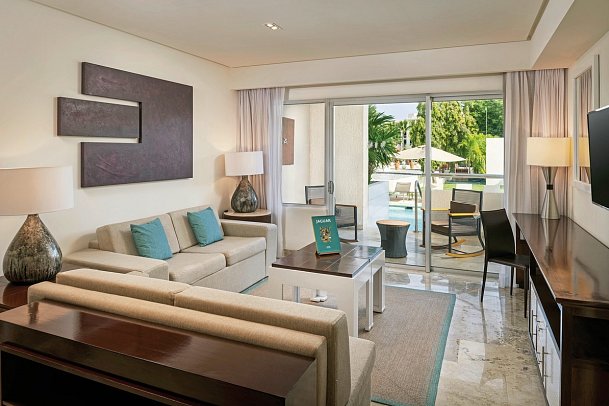 Paradisus Playa del Carmen - Wohnbeispiel Mastersuite Nikté Swim Up (Zimmercodierung AMQ)