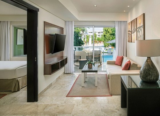 Paradisus Playa del Carmen - Wohnbeispiel Suite Nikté Swim Up (Zimmercodierung ABQ)