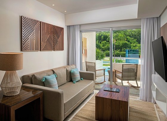 Paradisus La Perla - Wohnbeispiel The Reserve Suite Swim Up (Zimmercodierung AMQ)