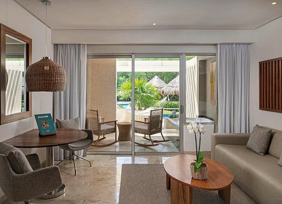 Paradisus La Perla - Wohnbeispiel The Reserve Juniorsuite Swim Up (Zimmercodierung WBQ)