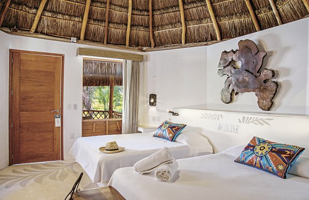 Mahekal Beach Resort - Wohnbeispiel Gardenview-Palapa