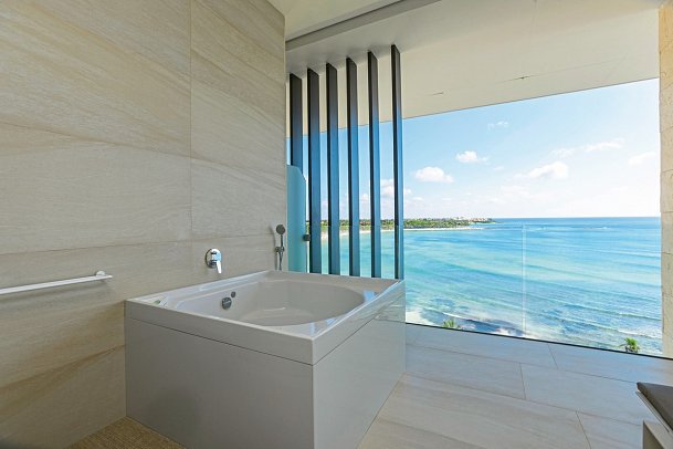 Barcelo Maya Riviera - Beispiel Bad Juniorsuite (Zimmercodierung JB1)