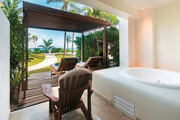 Akumal Bay Beach & Wellness Resort - Wohnbeispiel Juniorsuite Garden (Zimmercodierung J1G)