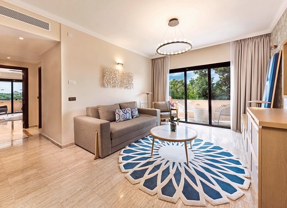 Grand Palladium Select White Sand - Wohnbeispiel Suite Gardenview (Zimmercodierung W2G)