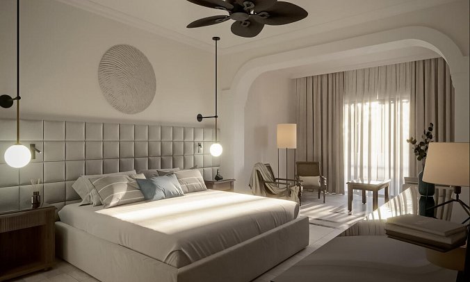 Grand Palladium Select White Sand - Wohnbeispiel Juniorsuite Beachside (Zimmercodierung J9O)