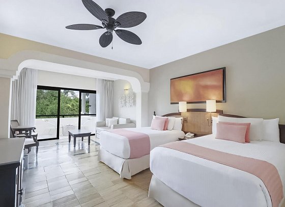 Grand Palladium Select White Sand - Wohnbeispiel Juniorsuite Beachside (Zimmercodierung J9O)