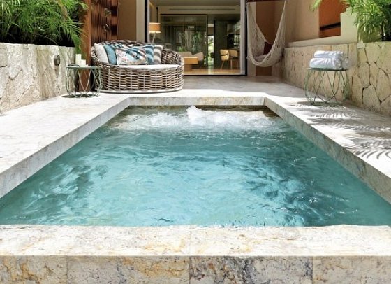 TRS Yucatan Hotel - Wohnbeispiel Juniorsuite Private Pool (Zimmercodierungen JB1 & JFP)
