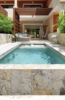 TRS Yucatan Hotel - Wohnbeispiel Juniorsuite Private Pool (Zimmercodierungen JB1 & JFP)