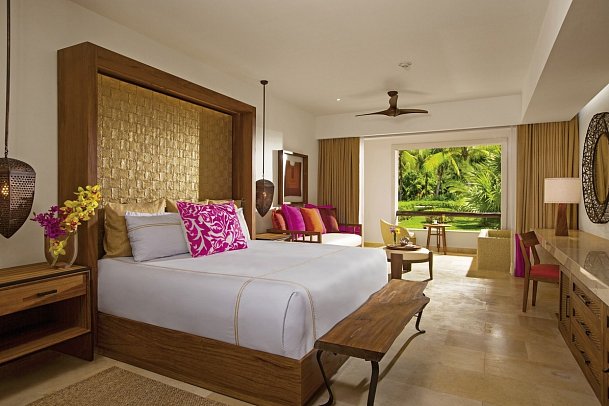 Secrets Akumal Riviera Maya - Wohnbeispiel Pref. Club Junior Suite Tropical View (Zimmercodierung J1G)