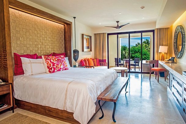 Secrets Akumal Riviera Maya - Wohnbeispiel Preferred Club Juniorsuite Tropical View (Zimmercodierung J1G)