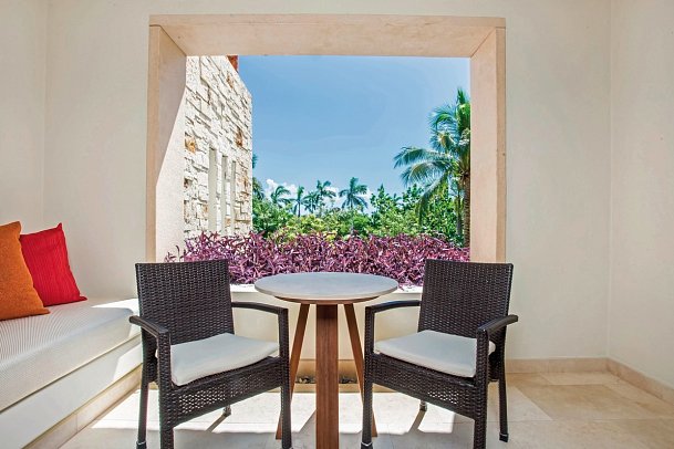 Secrets Akumal Riviera Maya - Wohnbeispiel Juniorsuite Tropical View (Zimmercodierung JBG)