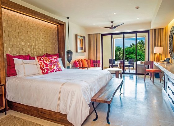 Secrets Akumal Riviera Maya - Wohnbeispiel Preferred Club Juniorsuite Tropical View (Zimmercodierung J1G)