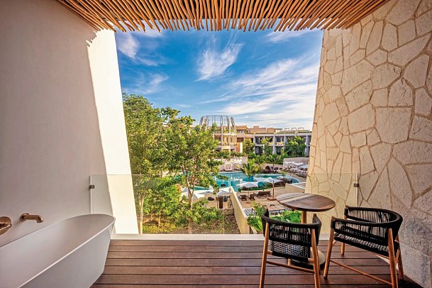 Secrets Tulum Resort & Beach Club - Wohnbeispiel Juniosuite (Zimmercodierung JB1)