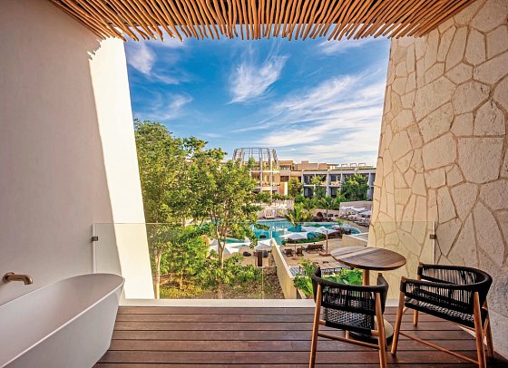 Secrets Tulum Resort & Beach Club - Wohnbeispiel Juniosuite (Zimmercodierung JB1)