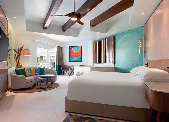 Hyatt Vivid Playa del Carmen - Wohnbeispiel Juniorsuite King (Zimmercodierung JB1)