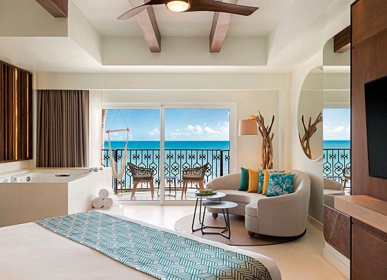 Hyatt Vivid Playa del Carmen - Wohnbeispiel Juniorsuite Oceanview King (Zimmercodierung JBM)