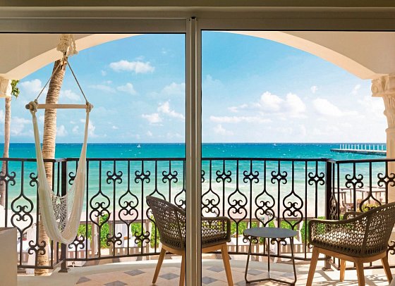 Hyatt Vivid Playa del Carmen - Wohnbeispiel Juniorsuite Oceanview King (Zimmercodierung JBM)