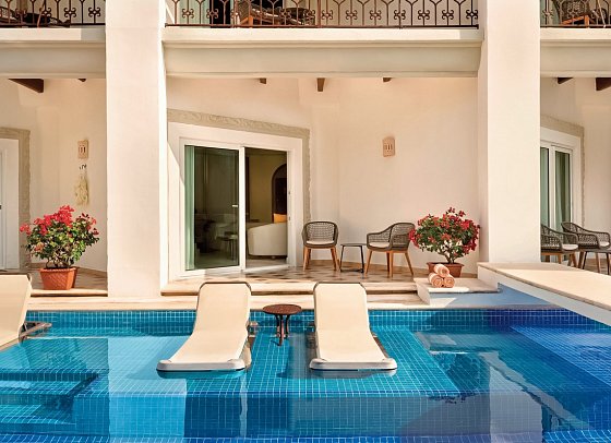 Hyatt Vivid Playa del Carmen - Wohnbeispiel Juniorsuite Swim Up King (Zimmercodierung JBQ)