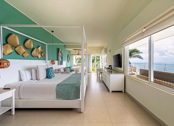Iberostar Selection Riviera Cancun - Wohnbeispiel Junior Suite Ocean View (Zimmercodierungen J1M, J1P & J2P)