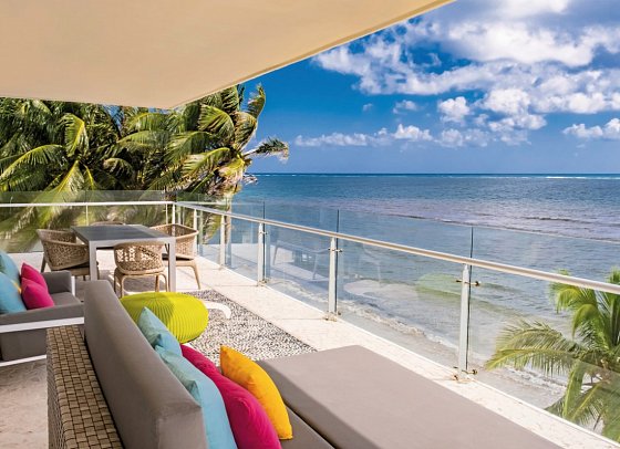 Iberostar Selection Riviera Cancun - Wohnbeispiel Corner Suite Ocean Front (Zimmercodierung W7O)